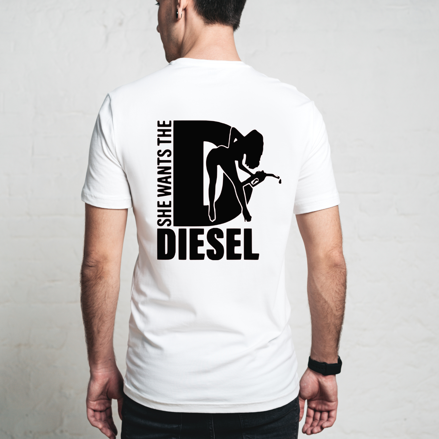 She Wants the Diesel Men's Graphic Tee