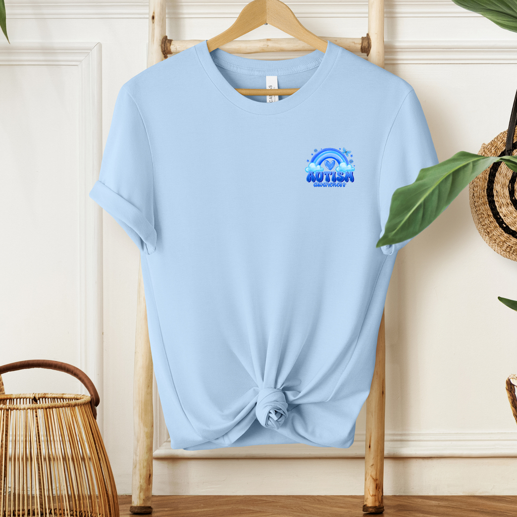 Autism Support Butterflies and Bows Tee