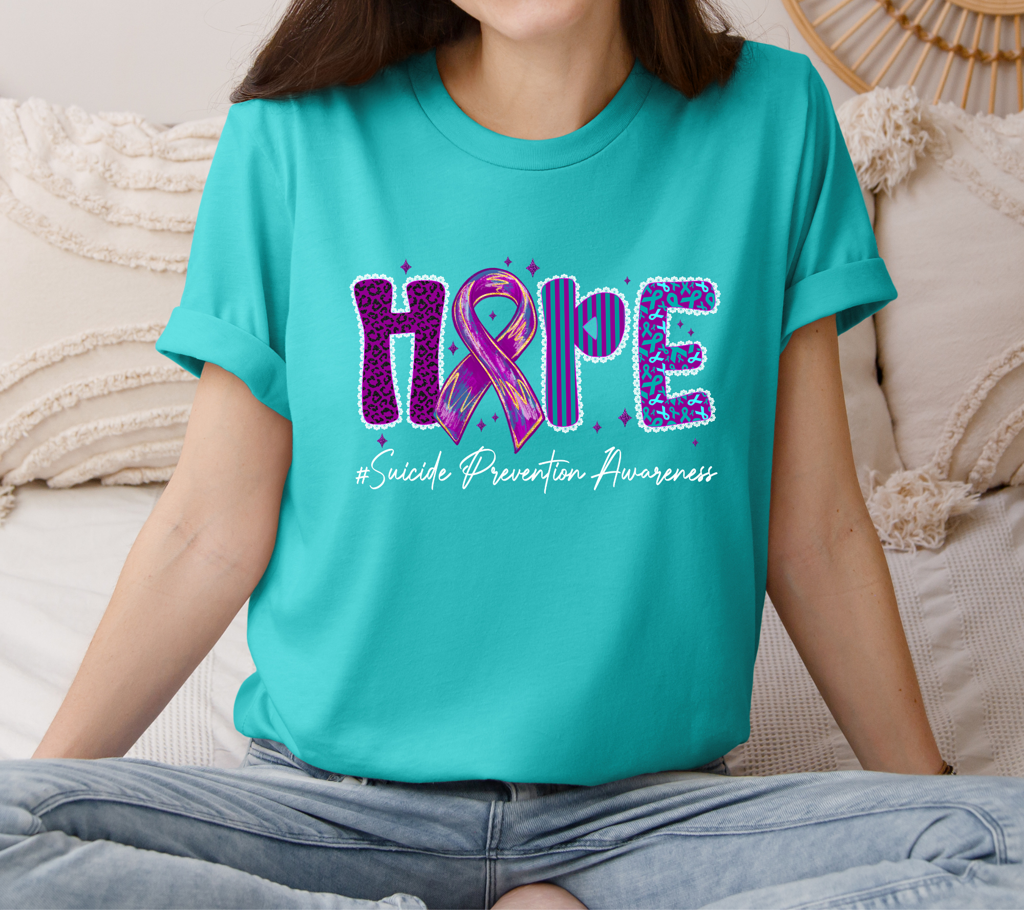 Ribbon of Hope Suicide Prevention Awareness T-shirt