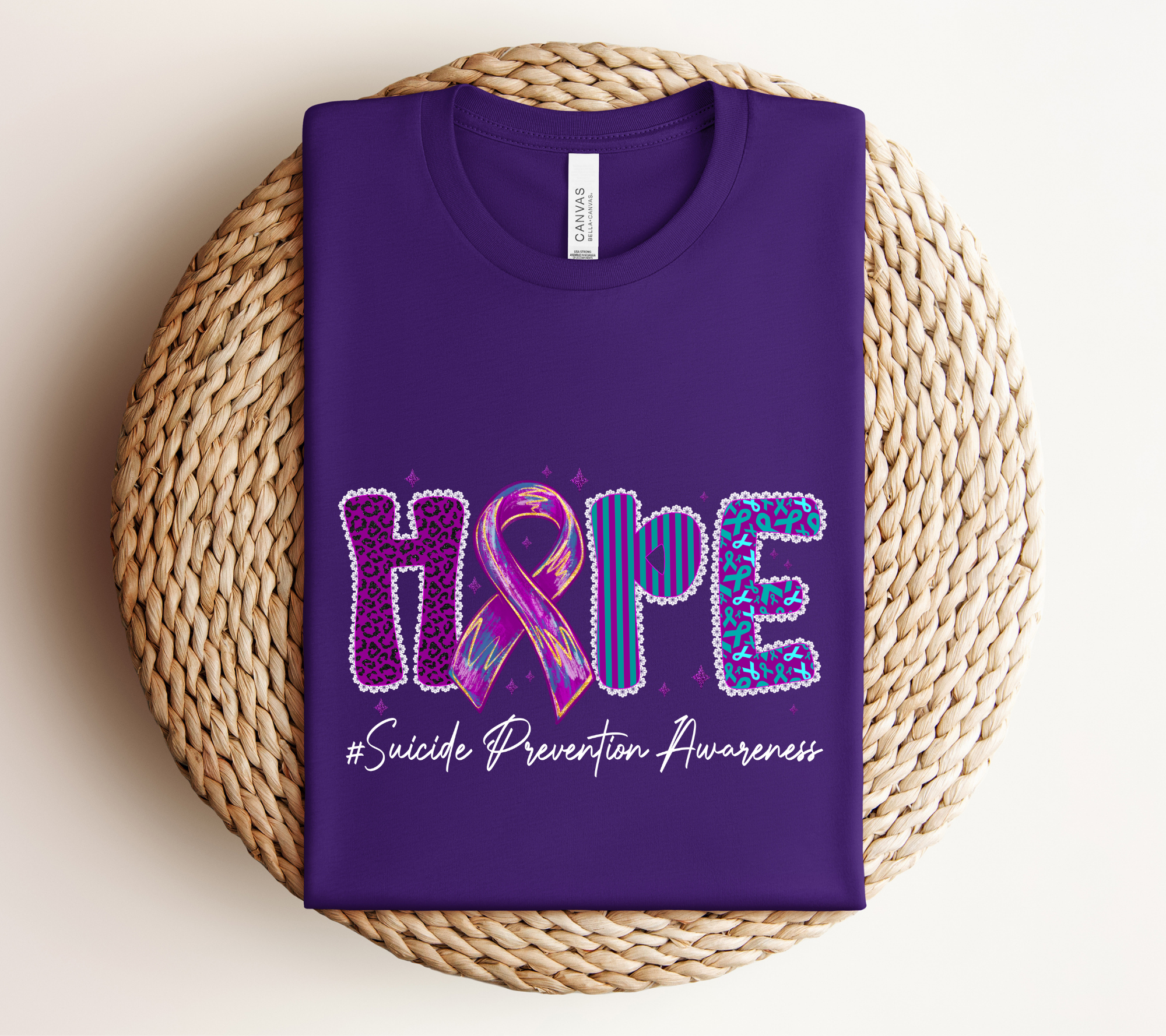 Ribbon of Hope Suicide Prevention Awareness T-shirt