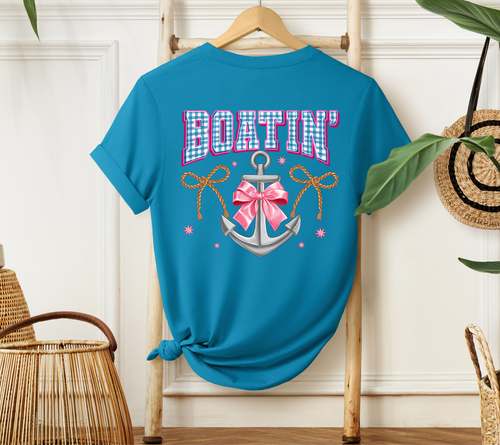 Boatin' & Bows Women's Tee