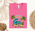 Beach Bum Summer Waves Graphic Tee