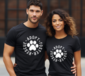Rescue, Adopt, Foster Pet Lovers Unisex Graphic Tee