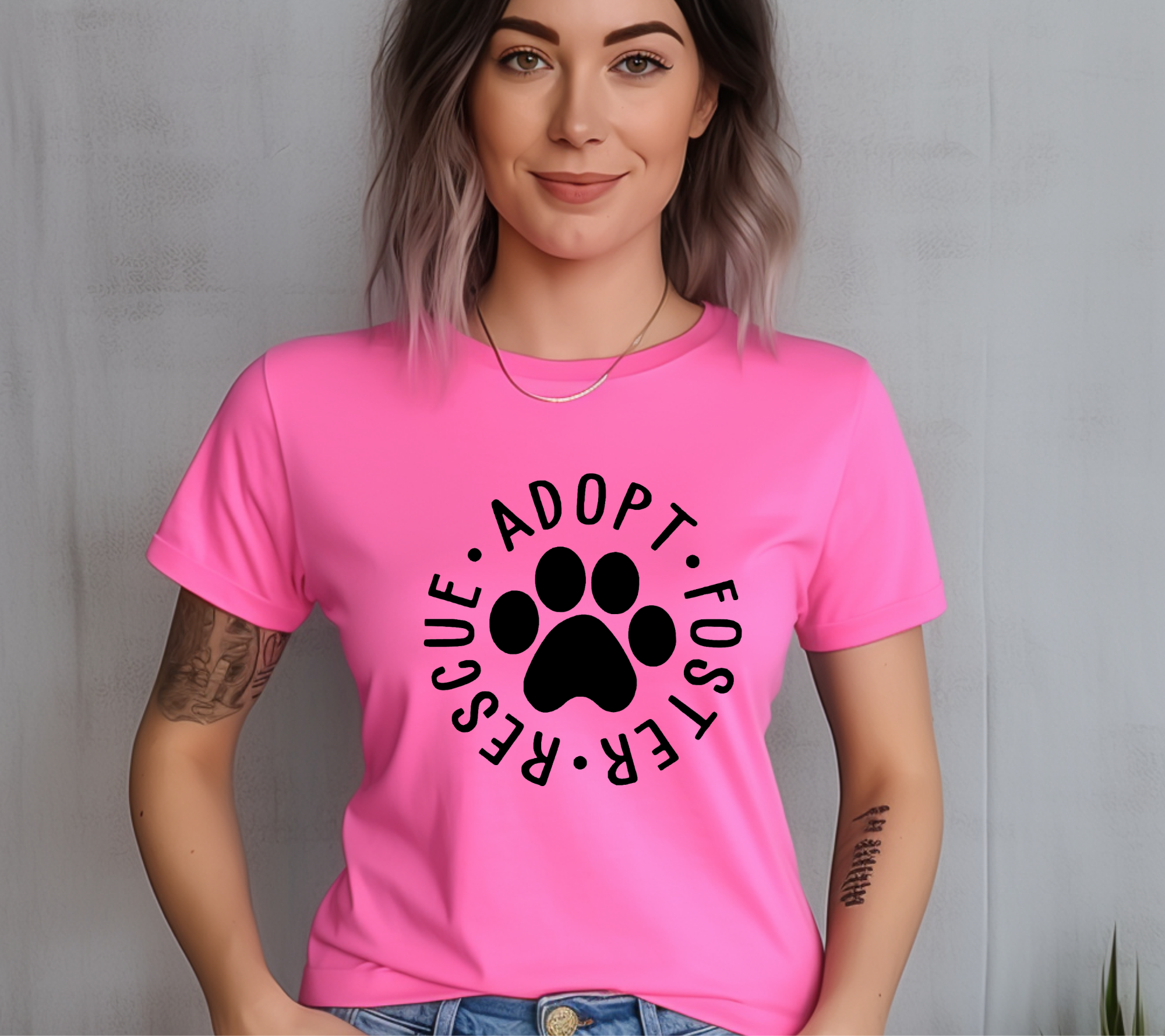Rescue, Adopt, Foster Pet Lovers Unisex Graphic Tee