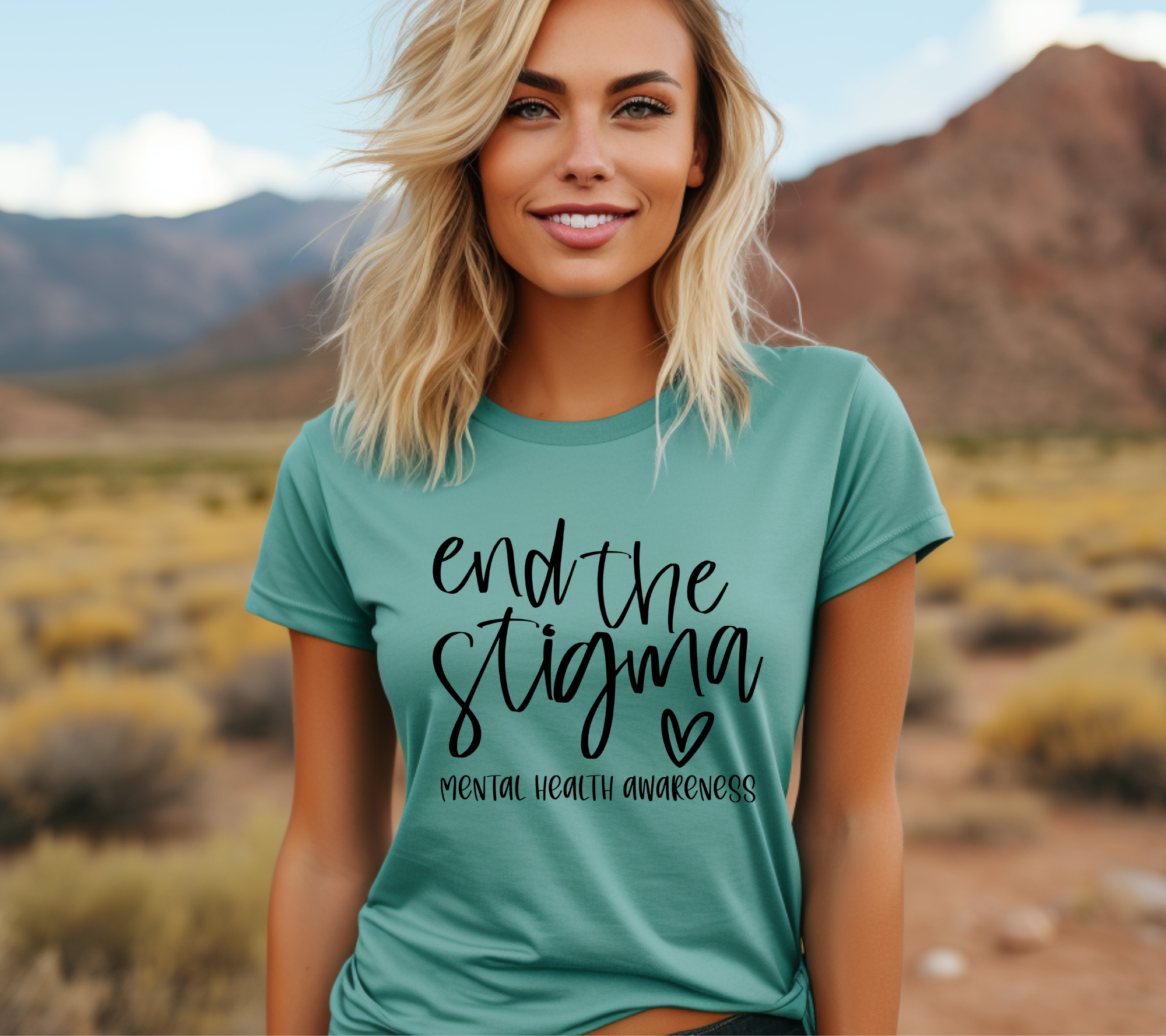 End the Stigma Mental Health Awareness T-shirt