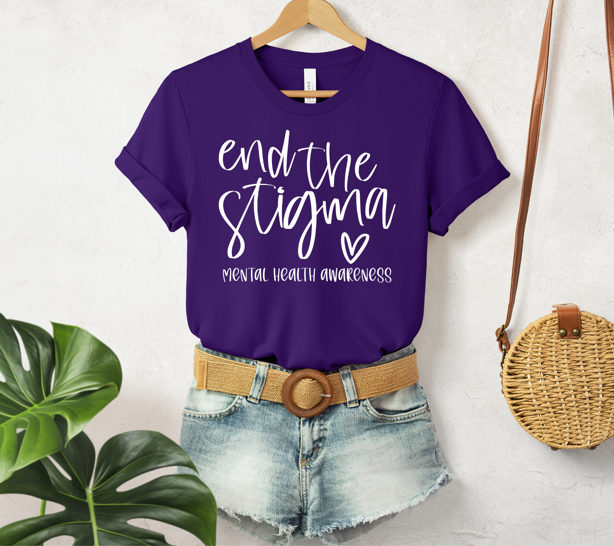 End the Stigma Mental Health Awareness T-shirt