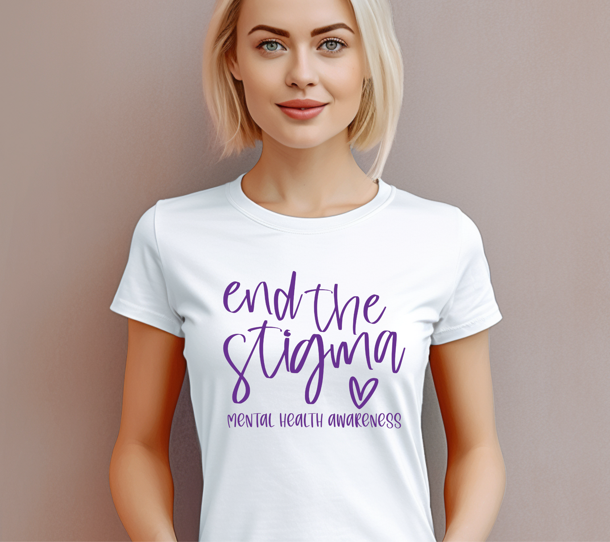 End the Stigma Mental Health Awareness T-shirt