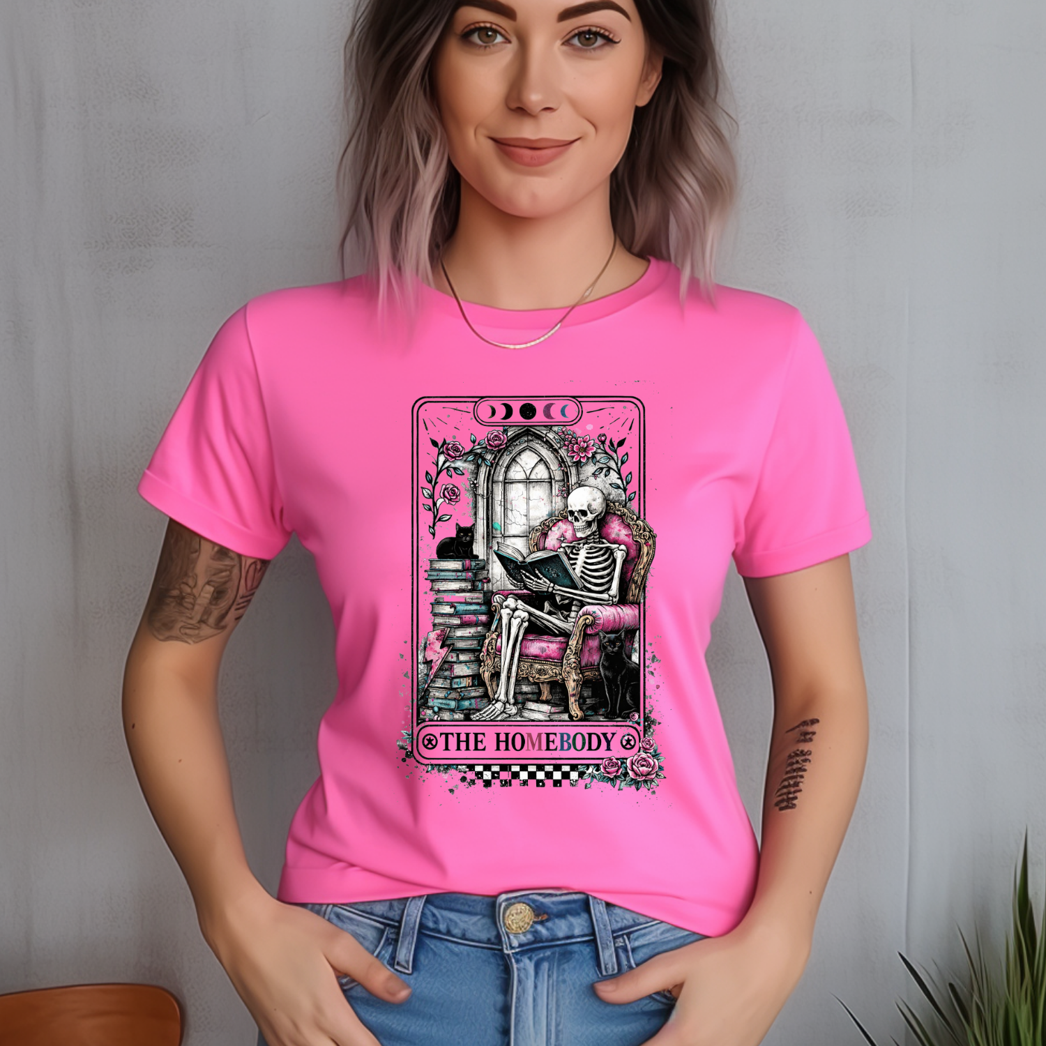 The Homebody Tarot Card Cotton Tee
