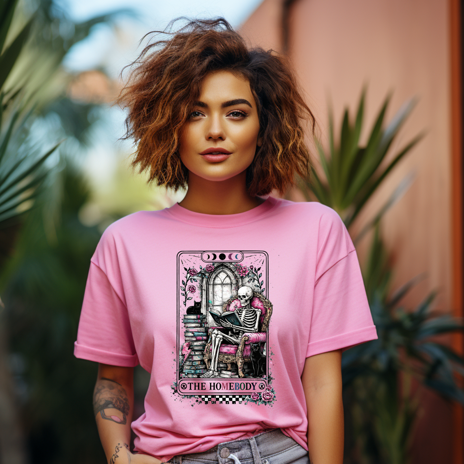 The Homebody Tarot Card Cotton Tee