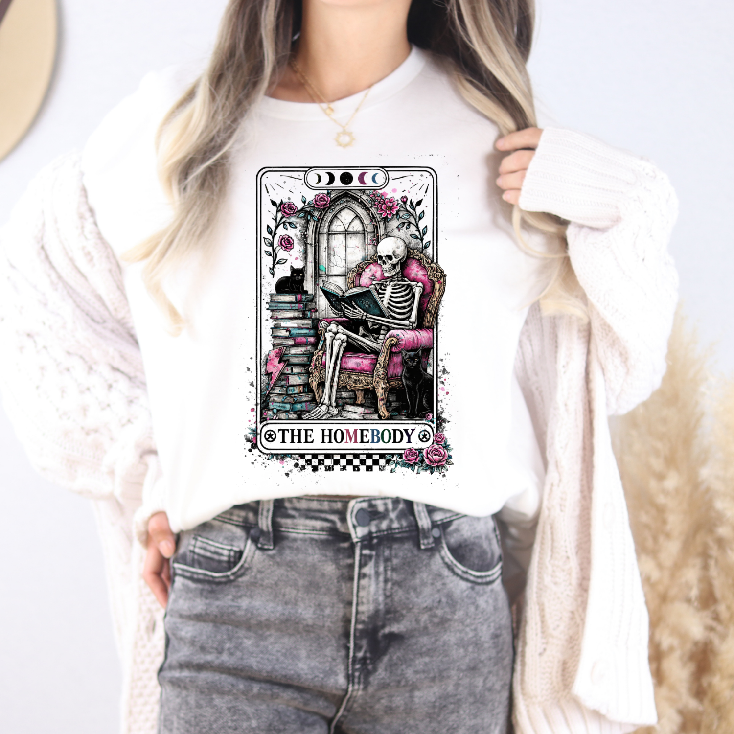 The Homebody Tarot Card Cotton Tee