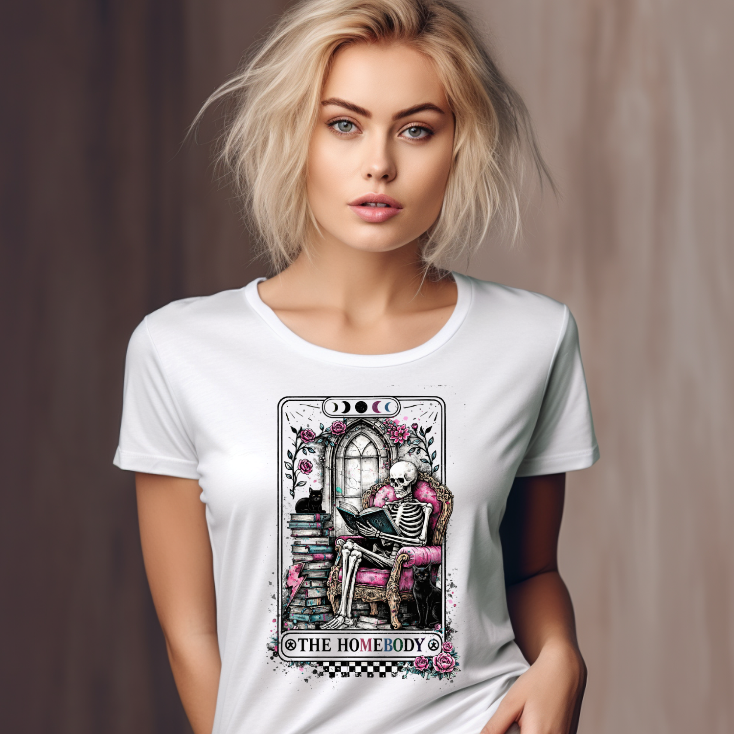 The Homebody Tarot Card Cotton Tee