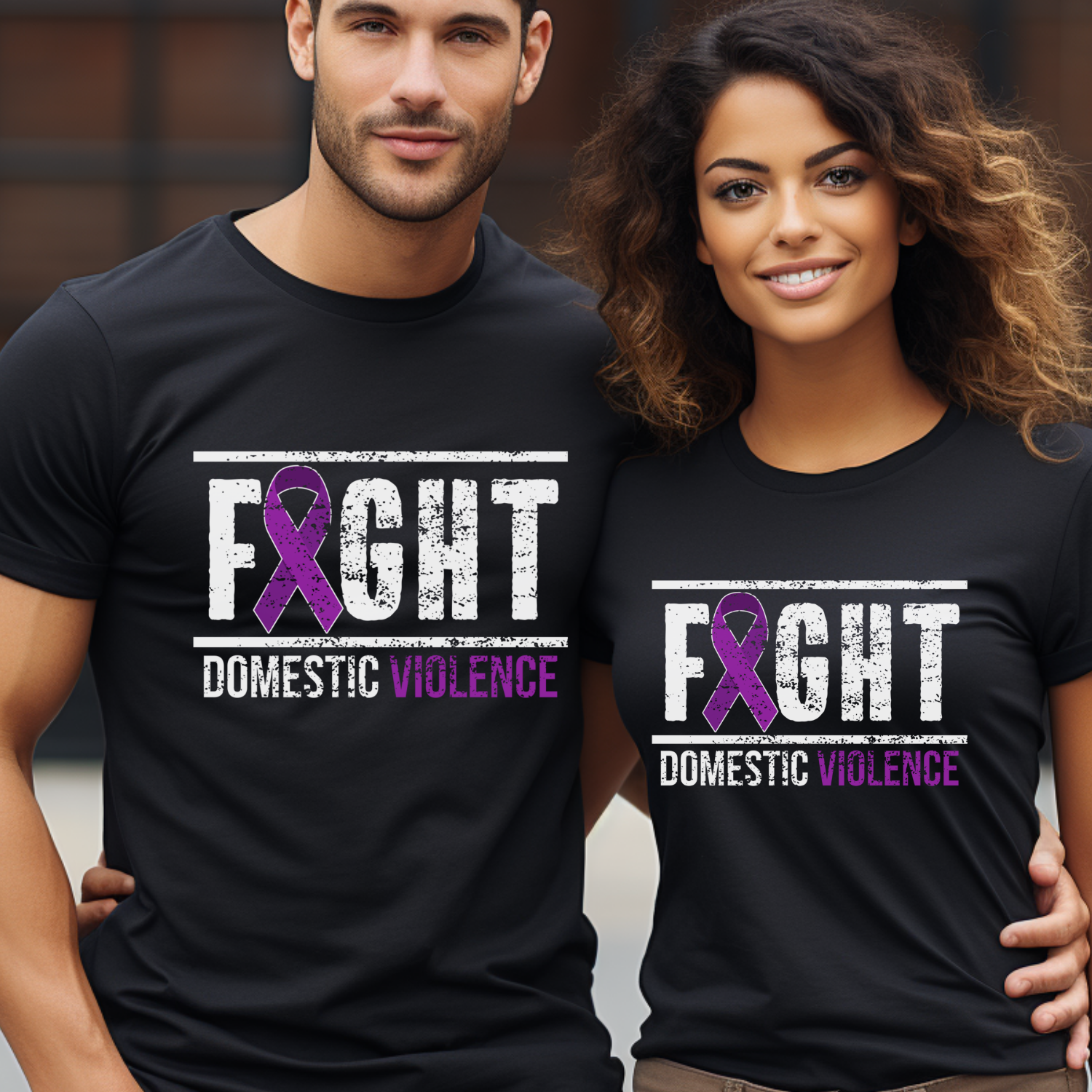 Fight Domestic Violence Awareness Tee