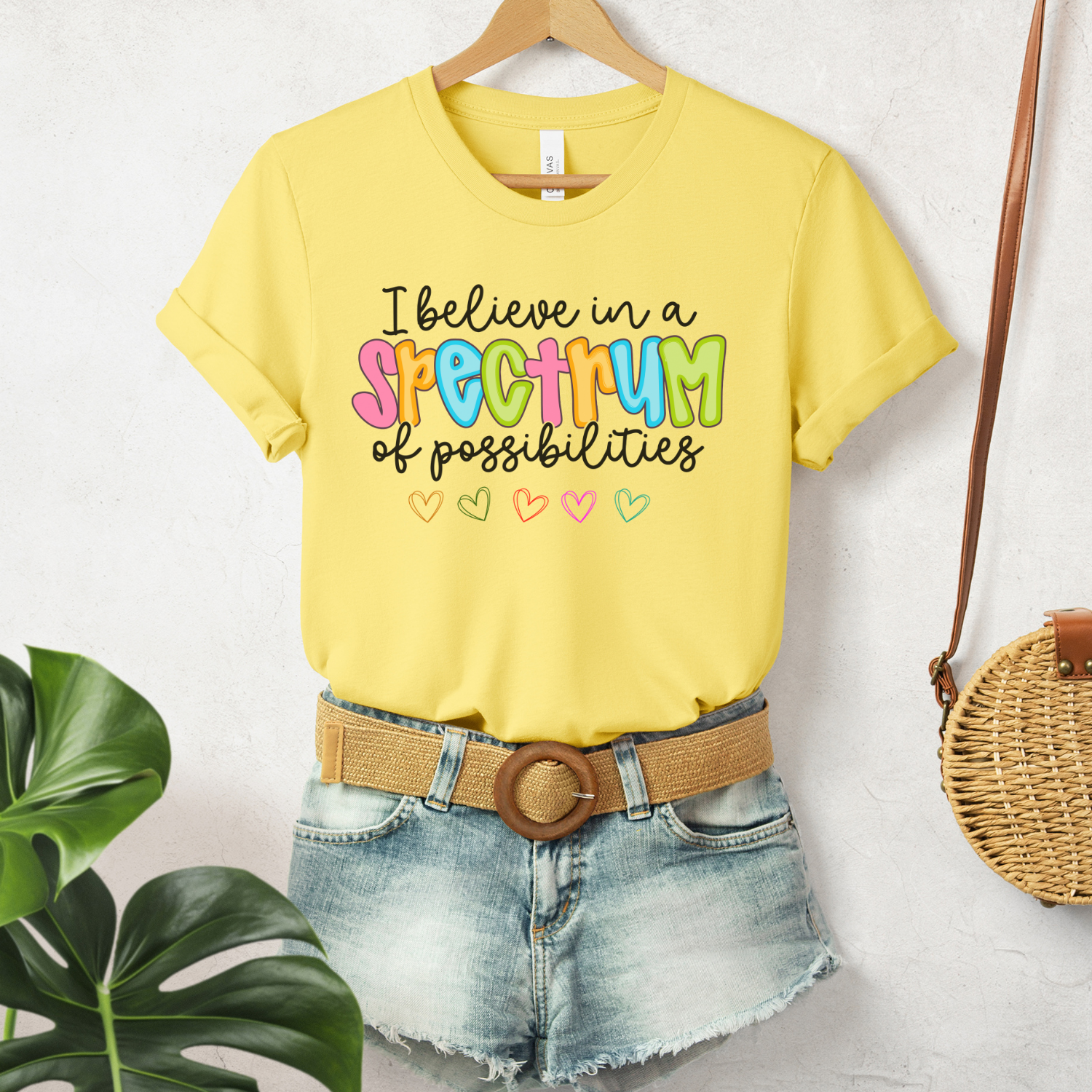 I Believe in a Spectrum of Possibilities Autism Awareness Tee