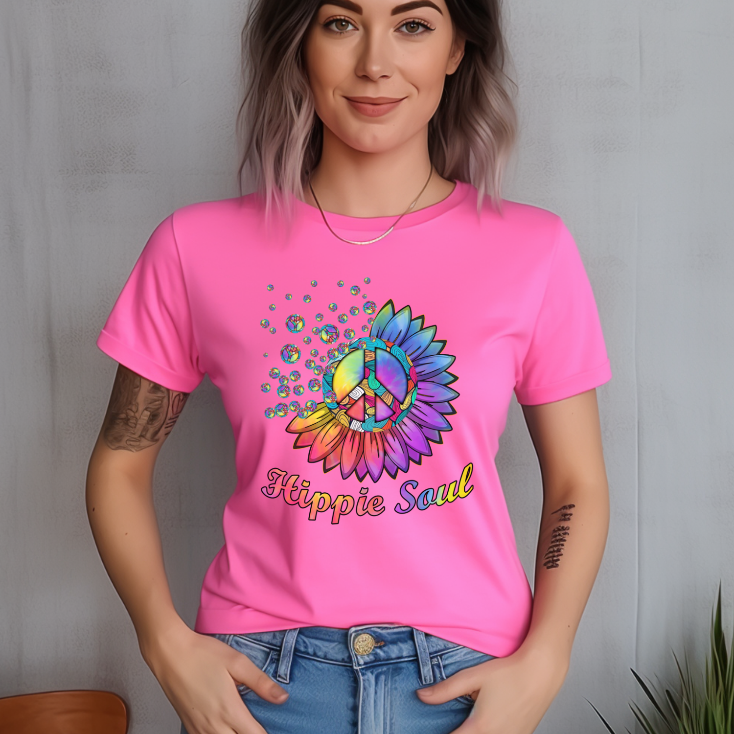Hippie Soul Peace Sign Shirt