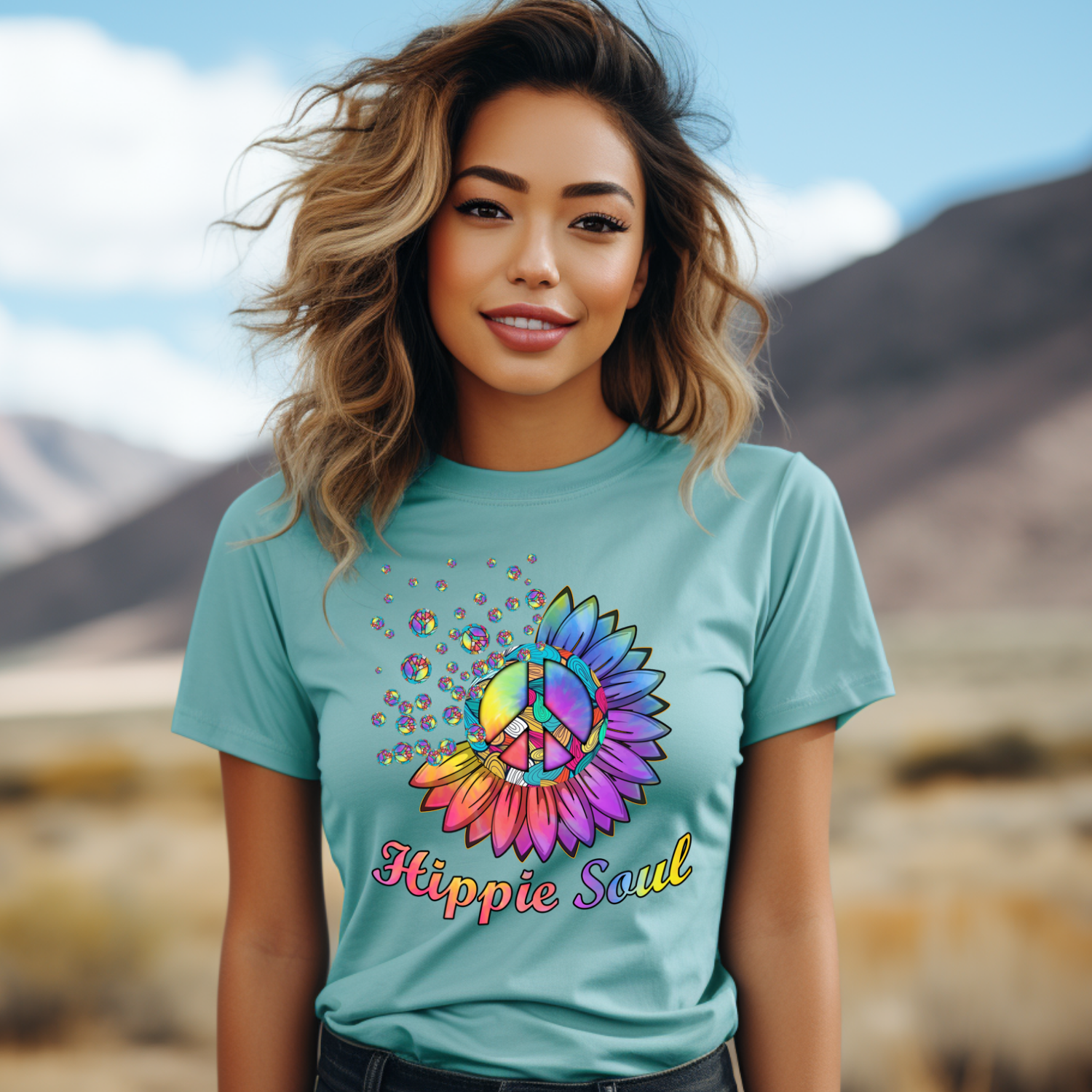 Hippie Soul Peace Sign Shirt