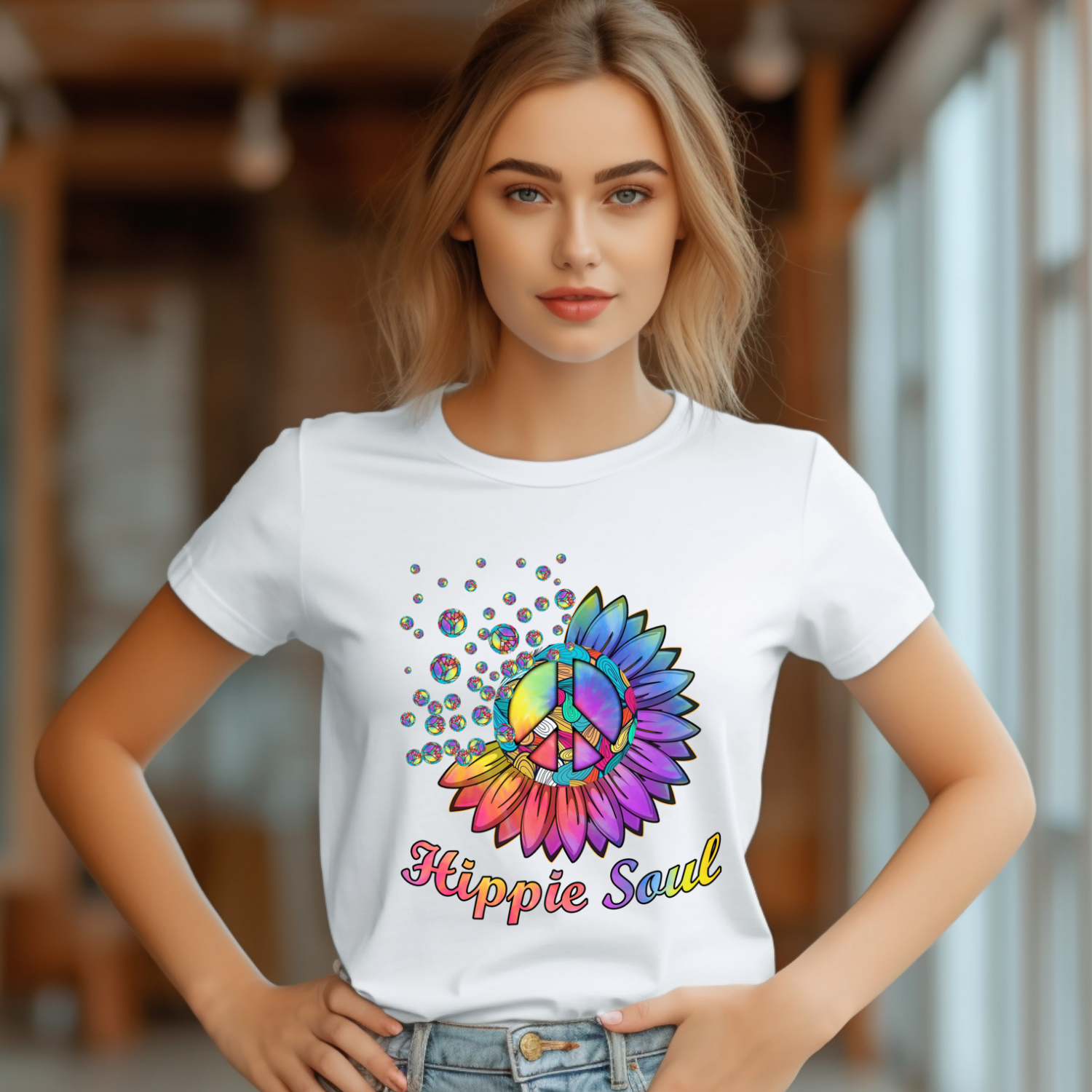 Hippie Soul Peace Sign Shirt