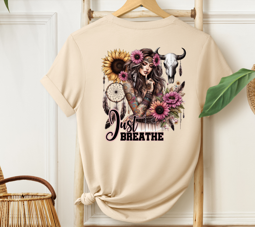 Just Breathe Boho Tee