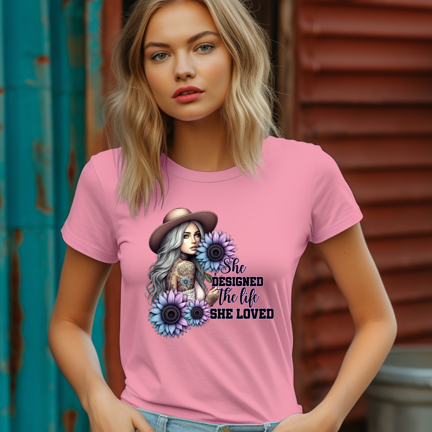 She Designed the Life She Loved Women's Boho Tee