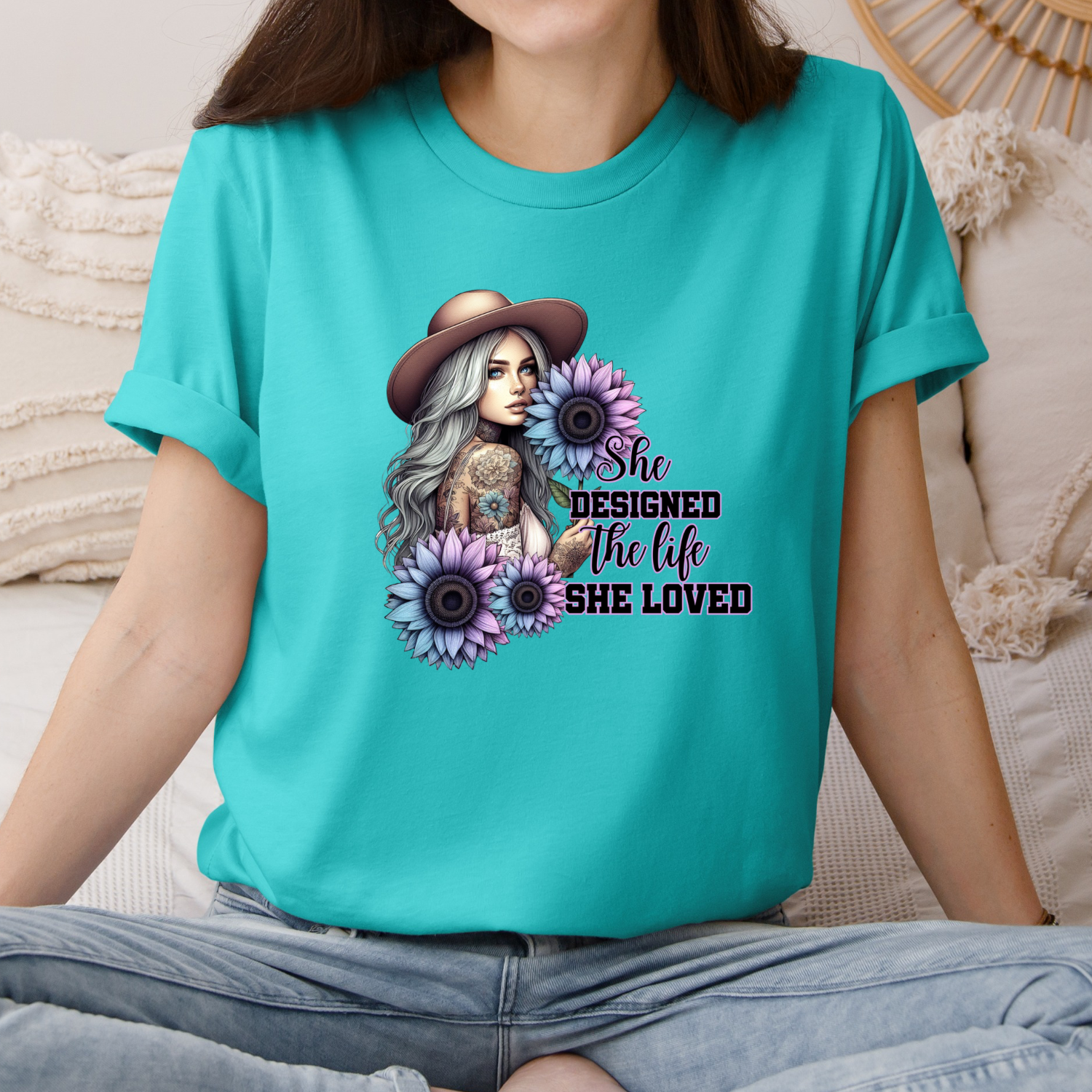 She Designed the Life She Loved Women's Boho Tee